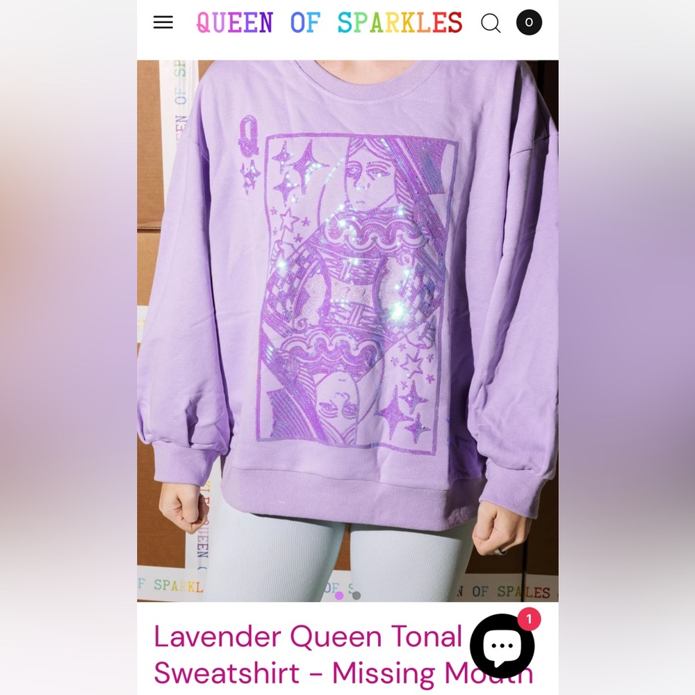 Queen of Sparkles sweatshirt